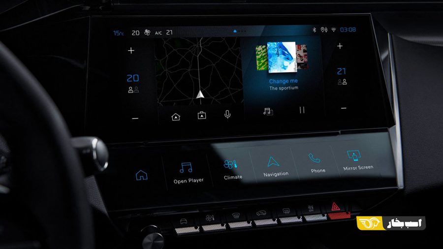 کابین پژو 308 مدل 2022