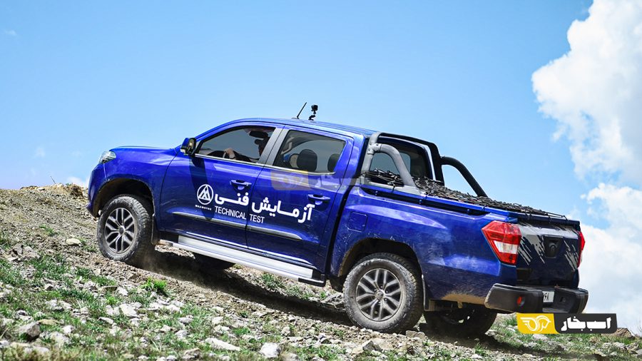پیکاپ آفرودی مکث موتور و ماموت خودرو