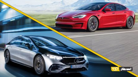 مقایسه تسلا مدل S با مرسدس بنز EQS + تصاویر