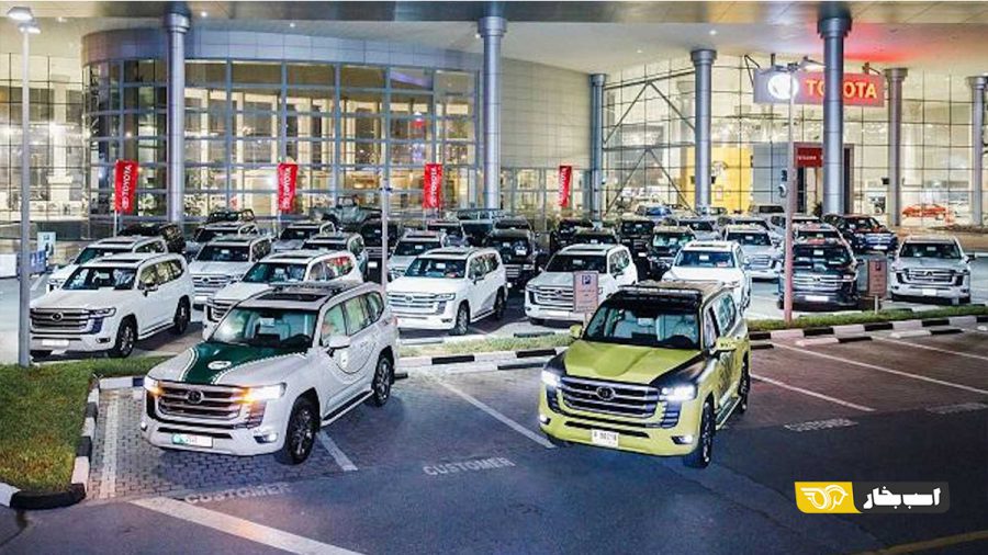 لندکروزر سری 300 پلیس دوبی