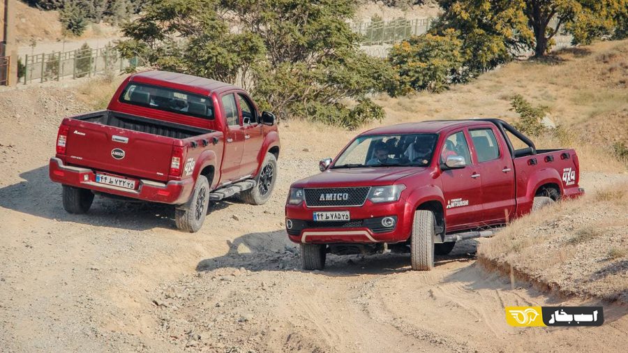 تست آفرود آمیکو آسنا دنده ای