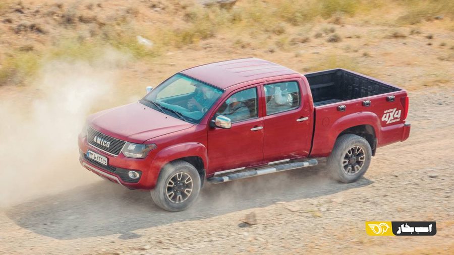 تست آفرود آمیکو آسنا دنده ای