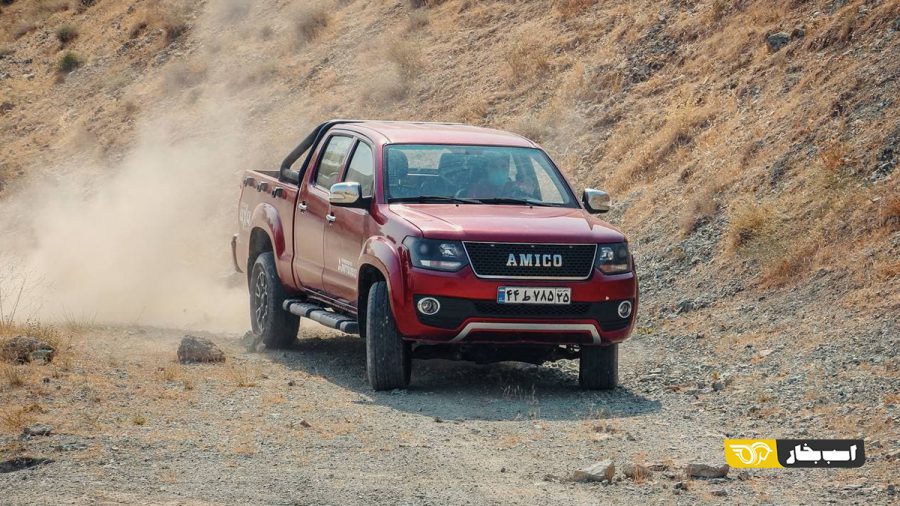 تست آفرود آمیکو آسنا دنده ای