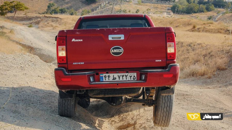 تست آفرود آمیکو آسنا دنده ای