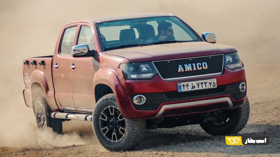 تست آفرود آمیکو آسنا دنده ای