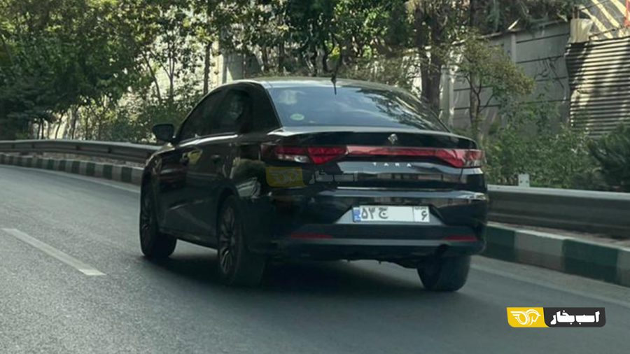 ایران خودرو تارا دنده ای با رینگ آلومینیومی جدید
