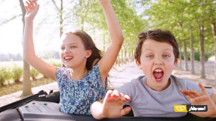 خطر پرتاب شدن کودکان از سانروف خودرو