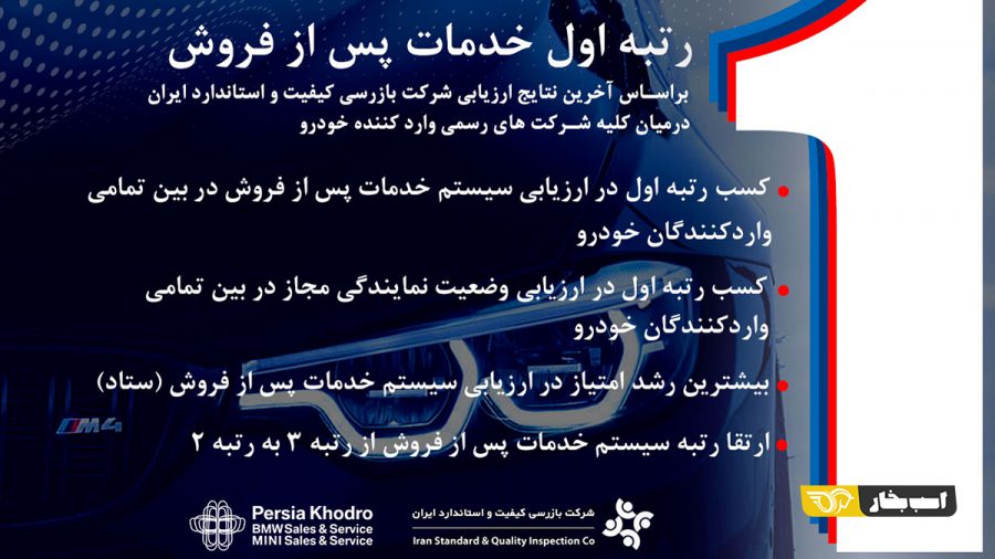 رتبه پرشیا خودرو
