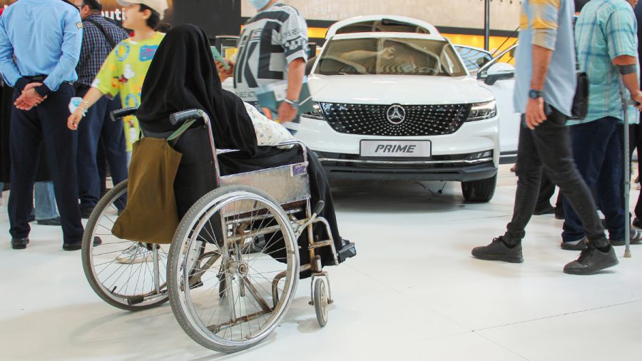 حقوق معلولان در نمایشگاه خودرو