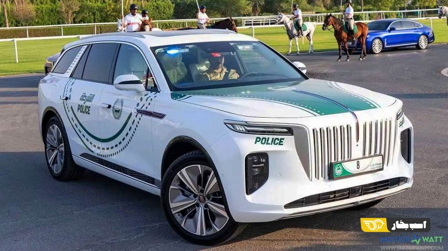 هونگچی E-HS9 ؛ اولین خودروی برقی و چینی پلیس دبی