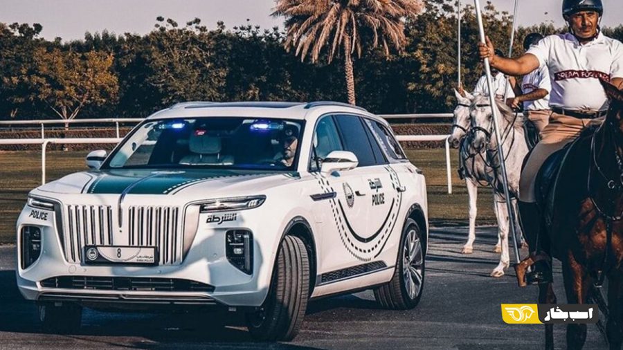 هونگچی E-HS9 ؛ اولین خودروی برقی و چینی پلیس دبی