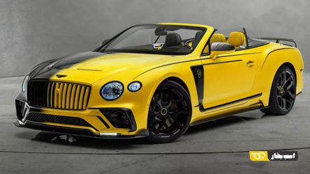 بنتلی کانتیننتال GT منصوری؛ کانورتیبلی پرسرعت با رنگ آمیزی متفاوت