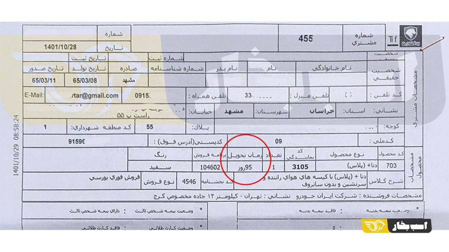 سند خلف وعده ایران خودرو