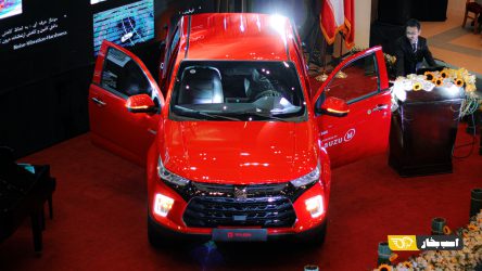 حضور پادران موتور با ایسوزو کینگ لینگ تاگا در نمایشگاه خودروی مشهد  