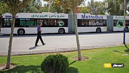 ورود نخستین متروباس هیبرید به ناوگان  عمومی تهران