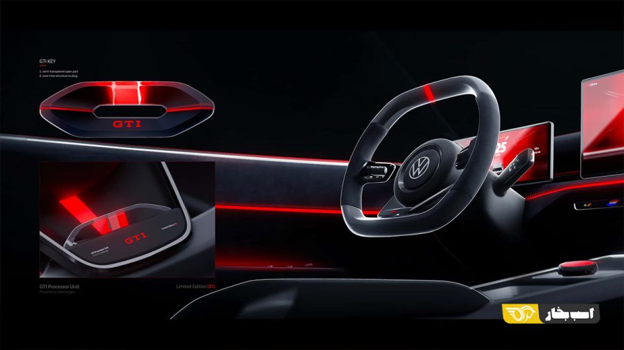 کابین فولکس واگن ID. GTI برقی