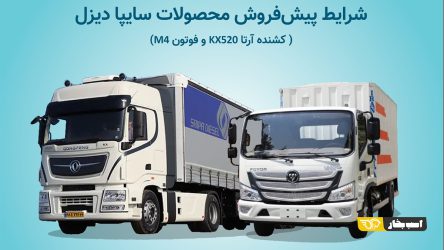 آغاز پیش فروش محصولات شرکت سایپادیزل + بخشنامه