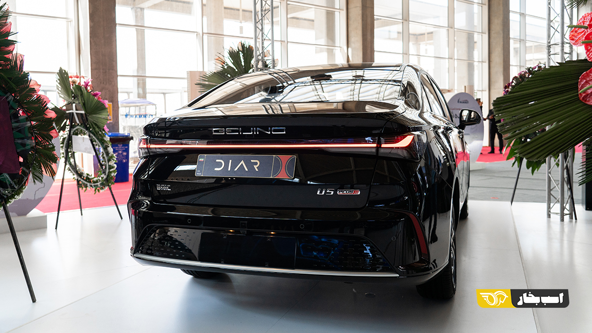 بایک U5 پلاس در نمایشگاه خودرو تهران