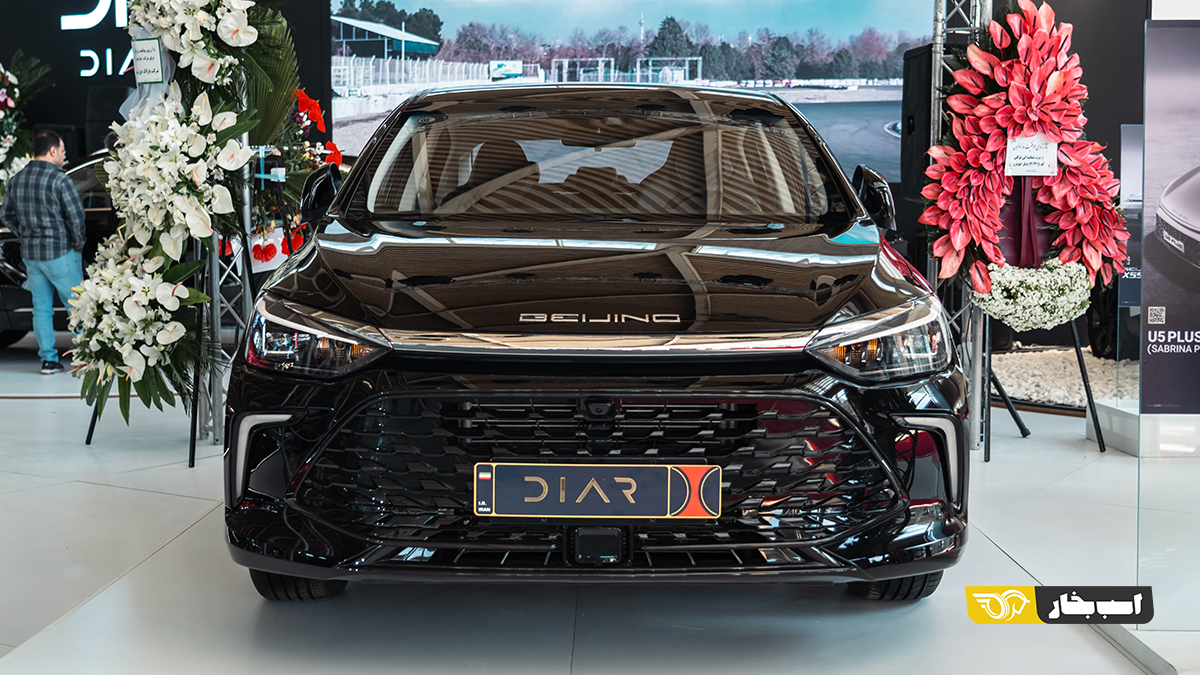 بایک U5 پلاس در نمایشگاه خودرو تهران