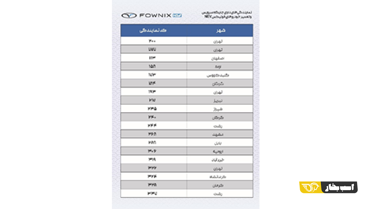 خدمات پس از فروش فونیکس NEV