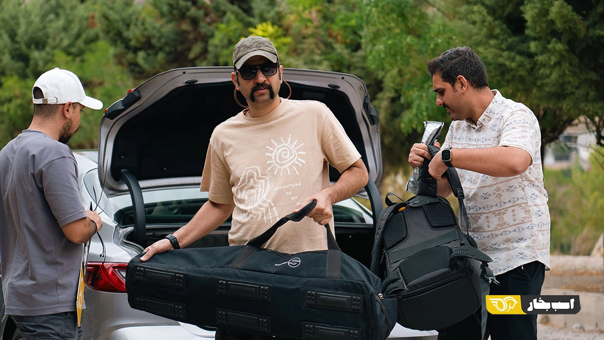 پشت صحنه اسب بخار