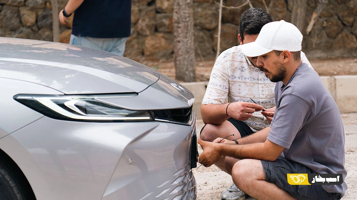 پشت صحنه اسب بخار