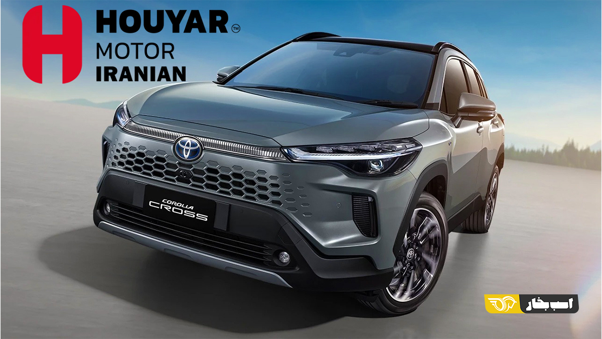 تویوتا کرولا کراس فیس لیفت هیبرید هویار موتور ایرانیان
