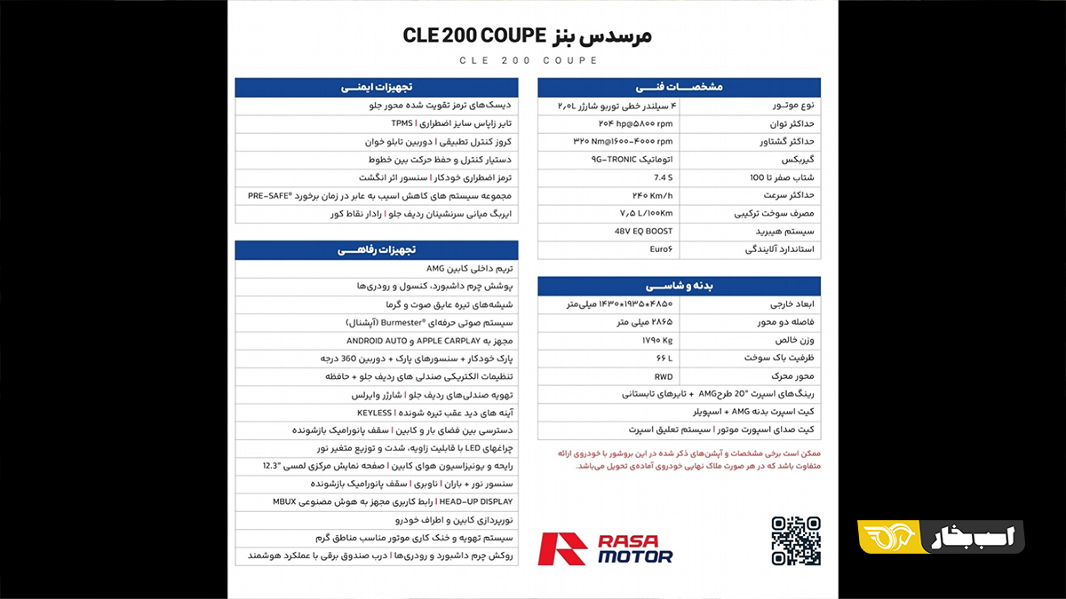 مرسدس CLE 200