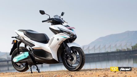 یاماها Aerox-E مدل ۲۰۲۶ معرفی شد؛ ورود رسمی اولین مکس‌اسکوتر برقی اسپرت یاماها با برد ۱۱۷ کیلومتری