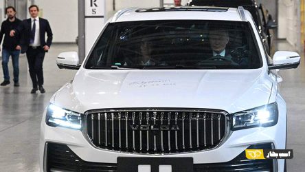 پوتین پشت فرمان ولگا K50؛ همه چیز خوب است
