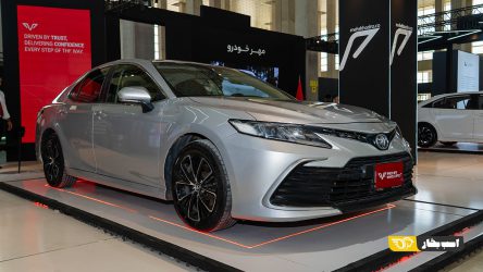 کمری 2021 مهر خودرو به نمایشگاه تهران آمد؛ واردات کارکرده‌ها با پلاک ملی