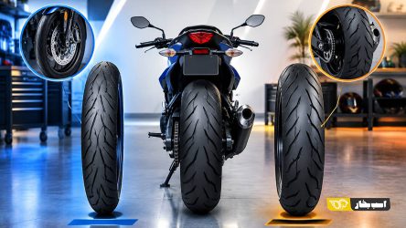 چرا سایز لاستیک جلو و عقب موتورسیکلت‌ها متفاوت است؟/ از اسکوتر و تریل تا سوپراسپرت