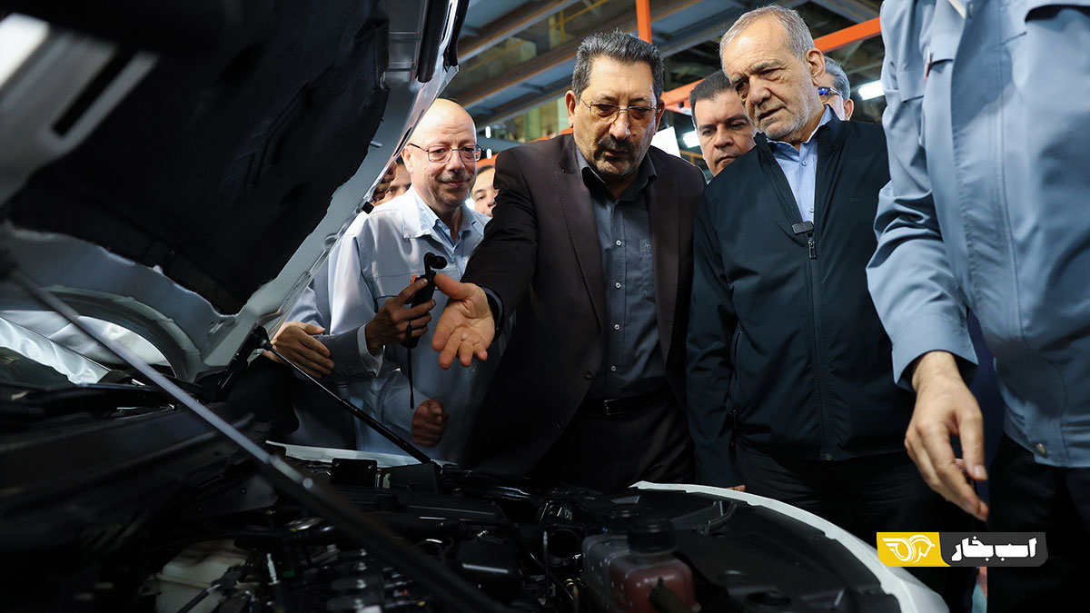 بازدید مسعود پزشکیان از سایپا