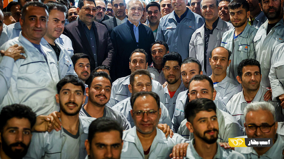 بازدید مسعود پزشکیان از سایپا